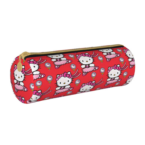 Θήκη μολυβιών Hello Kitty μεγάλης χωρητικότητας, τσάντα μολυβιών με φερμουάρ και