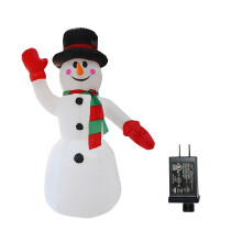 Ympuoqn Kerstdecoraties Binnen en Buiten 240CM Opblaasbare Kerstman Tuindecoratie Evenementenlocatie Decoratierekwisieten Kerstfeestartikelen