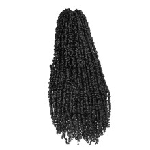 1 pak Passion Crochet Hair 18 inch (45,7 cm) voorgehaakt, kort, Passion Crochet Hair, voorgelust.