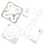 Set di 4 righelli e modelli per quilting Eease per trapuntatura a meandro e secondaria. 5