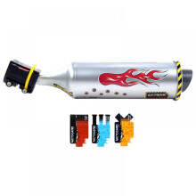 Motorcycle Bicycle Exhaust Sound System, Bike Turbo Exhaust Pipe with Sound Effect Motorcycle Noise Maker Cycling Accessories