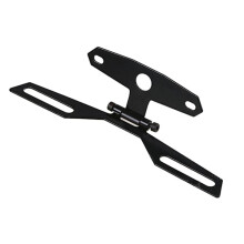 Support universel de feu arrière de moto en acier au carbone pour plaque d'immatriculation