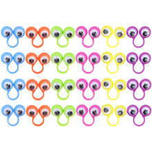 24 Stück Augen-Fingerpuppen, Augenringe, Augapfelringe, Partygeschenke, Spielzeug für Kinder und Erwachsene