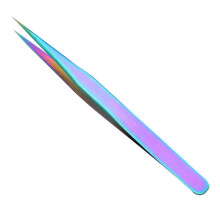 Tweezers RAINBOW (Ingne agus Fabhraí Bréige) Díreach
