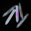 Bluethy Glass Cuticle Pusher Nail Care Αφαιρέστε το Νεκρό Δέρμα Διπλής Όψης Εργαλείο Κόψιμο 6