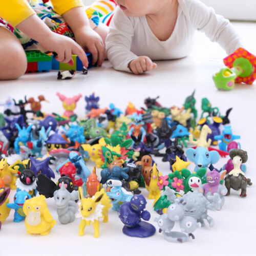 24 τεμάχια φιγούρες Pokemon χαριτωμένες μινιατούρα φιγούρες PVC κινούμενα σχέδια 2