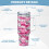Hello Kitty 40oz H2.0 Ανοξείδωτο ποτήρι με μόνωση κενού αέρος με καπάκι και καλαμάκι για 6