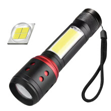 Tóirse LED YOBOLK1000Lumens, In-athluchtaithe le 4 Mhód, Tóirse Láimhe Thar a Bheith Geal le haghaidh Spóirt & Súgartha Allamuigh