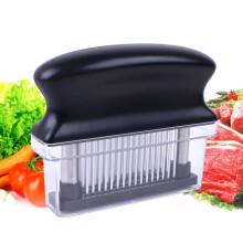 48Blade Stainless Steel Meat Tenderizer Tool for Steak Beef Chicken Pork with Safety Cover