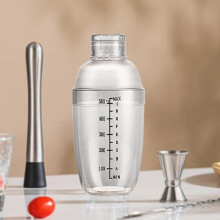 Tantouec Shaker Cup, Πλαστικός Shaker Ζυγαριάς, Γάλα, Τσάι & Κοκτέιλ, Σετ Εργαλείων Μπαρ για