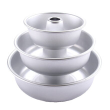 3-teiliges Set 6/7/9 Zoll Angel Food Cake Form Grillformen Backformen geriffelte Röhrenform Dessertform Donut
