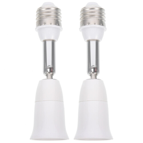 2 stuks buigbare fittingverlengers voor lampen (E27-E27) 2
