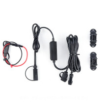 Elektrisk cykeltelefon hurtigoplader Smart Chip adaptiv motorcykeltelefon USB SAE-oplader til kørsel YMQX)
