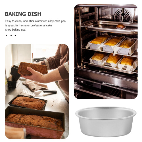 Eease4pcs kageform nonstick ovale kageforme aluminiumslegering kage bageforme kage bageform 2