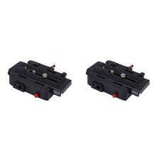 2x snelkoppelingsplaat voor 577 501 500AH701HDV aluminium camerastatiefplaat met snelkoppelingsklem