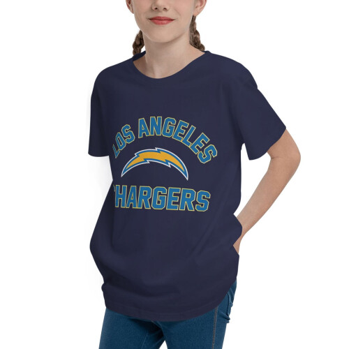 Chargers Αγόρια και Κορίτσια για Εφηβική Ηλικία Μπλούζα με Στρογγυλή Λαιμόκοψη και 1