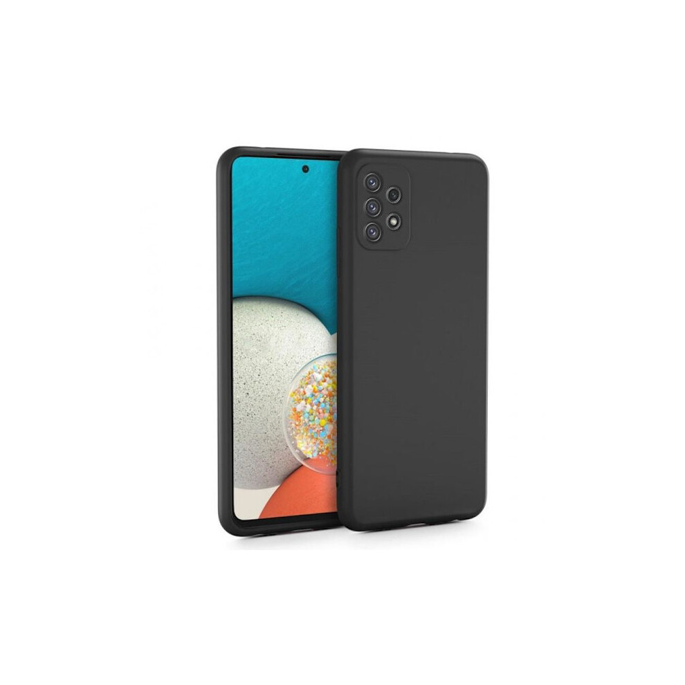 Compatible With Samsung A53 5G Ultra Thin Soft Rubberized Matte Case Black 9048212647959