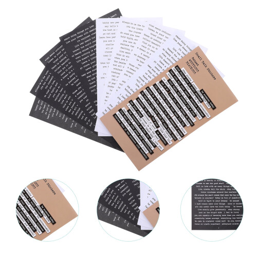 2 σακούλες με αυτοκόλλητα DIY για scrapbooking, θετικά λόγια, αυτοκόλλητα ημερολογίου, 2