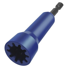 Conector de torsión de cable para pelar tuercas de taladro y alimentación