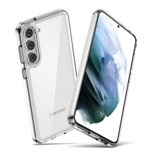 Compatibel met Samsung Galaxy S23 - Transparant siliconen hoesje
