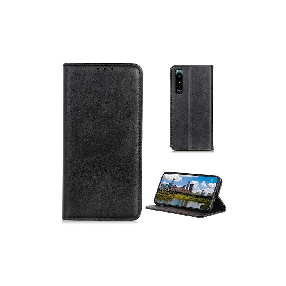 Genuine Leather Compatible With Sony Xperia 5 Iii Case - Black 9048212648017
