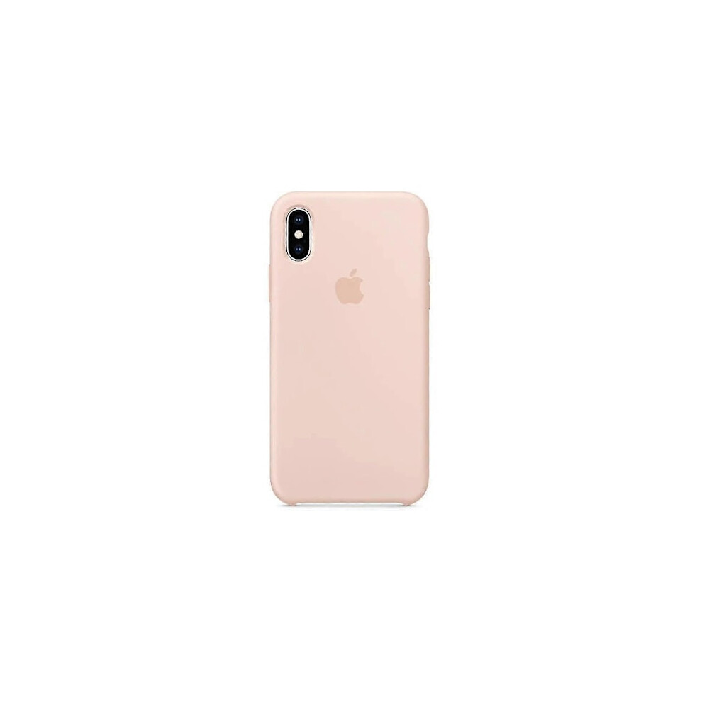 Silicone Case For Compatible With Iphone X & Compatible With Iphone Xs Pink 9048212648246