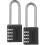 Kiplyki Wholesale2PCS Combination Padlock Long Shackle Lock4Digit Resetable Combination Lock 1