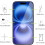 Συμβατό με iPhone16Προστατευτικό οθόνης Tempered Glass Premium1 συσκευασία διαφανές 7
