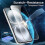 Συμβατό με iPhone16Προστατευτικό οθόνης Tempered Glass Premium1 συσκευασία διαφανές 4