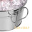 Gongc Galvanized Steel Oval Beverage Tub - Silver 2
