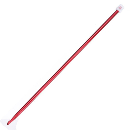 Conjunto de 22 agulhas de crochê tunisiano afegão de alumínio multicoloridas de 20,6 polegadas (27 cm) a 8 mm. 1