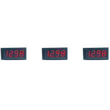 3x0,56 hüvelykes mini digitális LED kijelző, 4 bites, 0-100 V voltmérő panel, feszültségmérő teszter