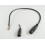 FOR10pcs CCTV DC Power Plug Jack Connector 5.5x2.1mm Θηλυκό με Καλώδιο Pigtail Wire 30cm 1