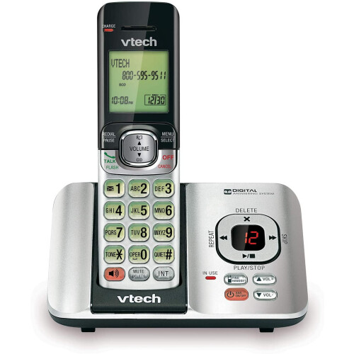 CS6529DECT6.0Τηλεφωνητής με αναγνώριση καλούντος/αναμονή κλήσης, 1Ασύρματο ακουστικό,