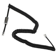 Landline Telephone Cord Detangler for Desk Rotating Accessory Black Wire Connectors Replacement Cords