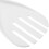 2 stk. plastik rispadeholder til riskoger (hvid) 3