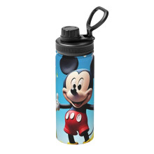 Sticlă de apă izolată sport Mickey Mouse, din oțel inoxidabil, portabilă, pentru exterior, la modă, pentru călătorii, fitness, studenți\r\n