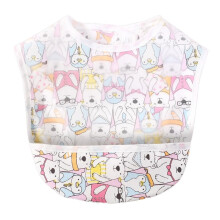 Superabsorberande haklapp i ekologisk bomull med bandana - dregelhaklapp - tandsprickningshaklapp - näsdukshaklapp för spädbarn, småbarn - 1-pack