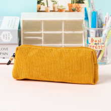 Estojo para lápis Djunllk - Estojo minimalista com zíper, colorido, leve e portátil, ideal para viagens e organização de material de escritório.