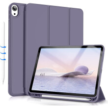 Compatibilă cu husa pentru iPad Air a 5-a generație / compatibilă cu husa pentru iPad Air a 4-a generație cu suport pentru creion, carcasă spate