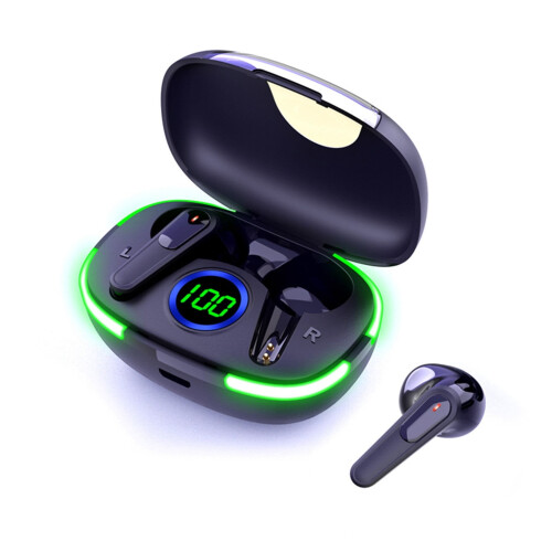 Ακουστικά Bluetooth EQWLJWE Ασύρματα ακουστικά Bluetooth5.1 Ψηφιακή οθόνη με μείωση θορύβου 1