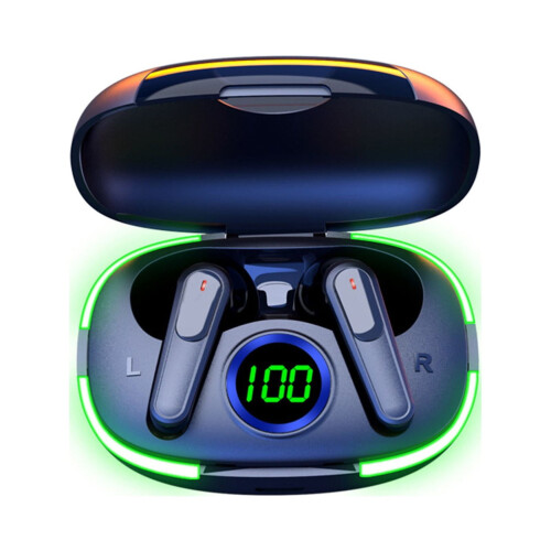 Ακουστικά Bluetooth EQWLJWE Ασύρματα ακουστικά Bluetooth5.1 Ψηφιακή οθόνη με μείωση θορύβου 2