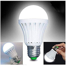 LINLIN Wiederaufladbare LED-Notbeleuchtungsbirne, E27 7W weiße Energiespar-LED-Birne, berührungsempfindliche Haushaltsbeleuchtung