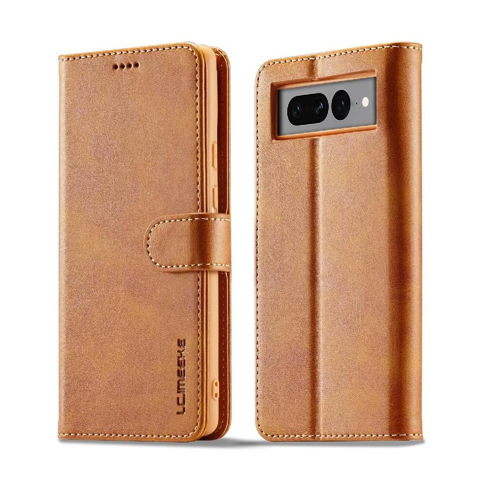 Case For Google Pixel 7 Card Slots Wallet Calf Texture Horizontal Flip Leather Case With Holder 9048212740162