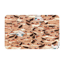 Zerbino E-evee, antiscivolo e lavabile, 20x31,5 cm, per interni ed esterni, ideale per Natale, bagno, cucina, patio e decorazioni natalizie per la