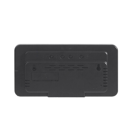 Despertador eletrônico LED Zriyin com sensor de temperatura, laranja 1