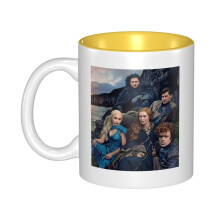 Caneca de cerâmica Game of Thrones para café ou chá, ideal para escritório ou trabalho.