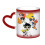 Κεραμική κούπα Powerpuff Girls 11oz κόκκινη, χαριτωμένο φλιτζάνι καφέ συμβατό με τις 1