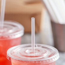 500/1000 pajitas jumbo transparentes envueltas para agua, zumo y refrescos, 7 3/4 pulgadas