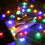10ft20LED Φώτα σε σχήμα σφαίρας με μπαταρία, πολύχρωμα φώτα νεράιδας για 4